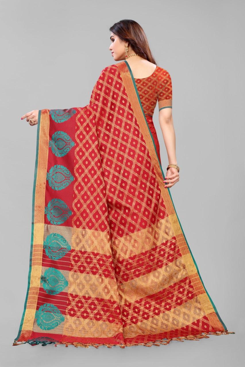 Women's Banarasi Silk Saree Collection - Dwija Fashion - Indiakreations