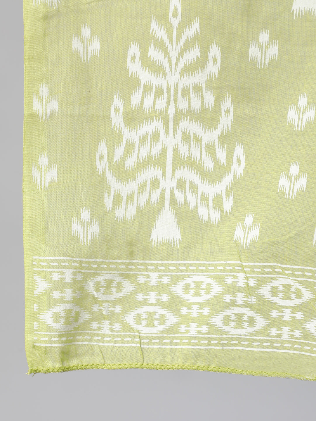 Women Green Ethnic Printed Straight Kurta With Palazzo And Dupatta | NOZ2TOZ - Made In INDIA.