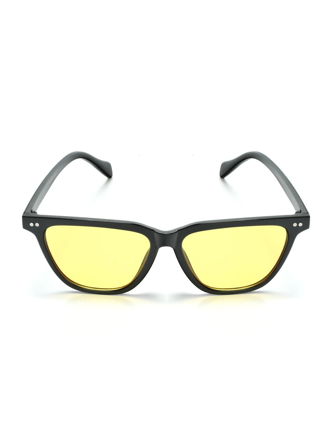 Unisex Brown & Yellow wayfrer Sunglasses - Jazz and Sizzle - Indiakreations