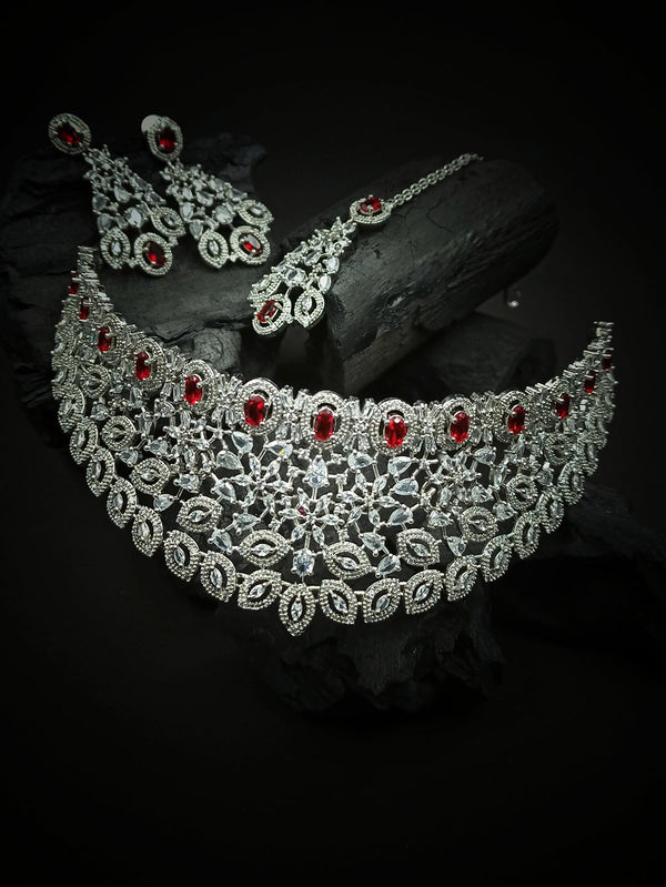 Women's Nikhat Handcrafted Bridal Ad Necklace - Stileadda