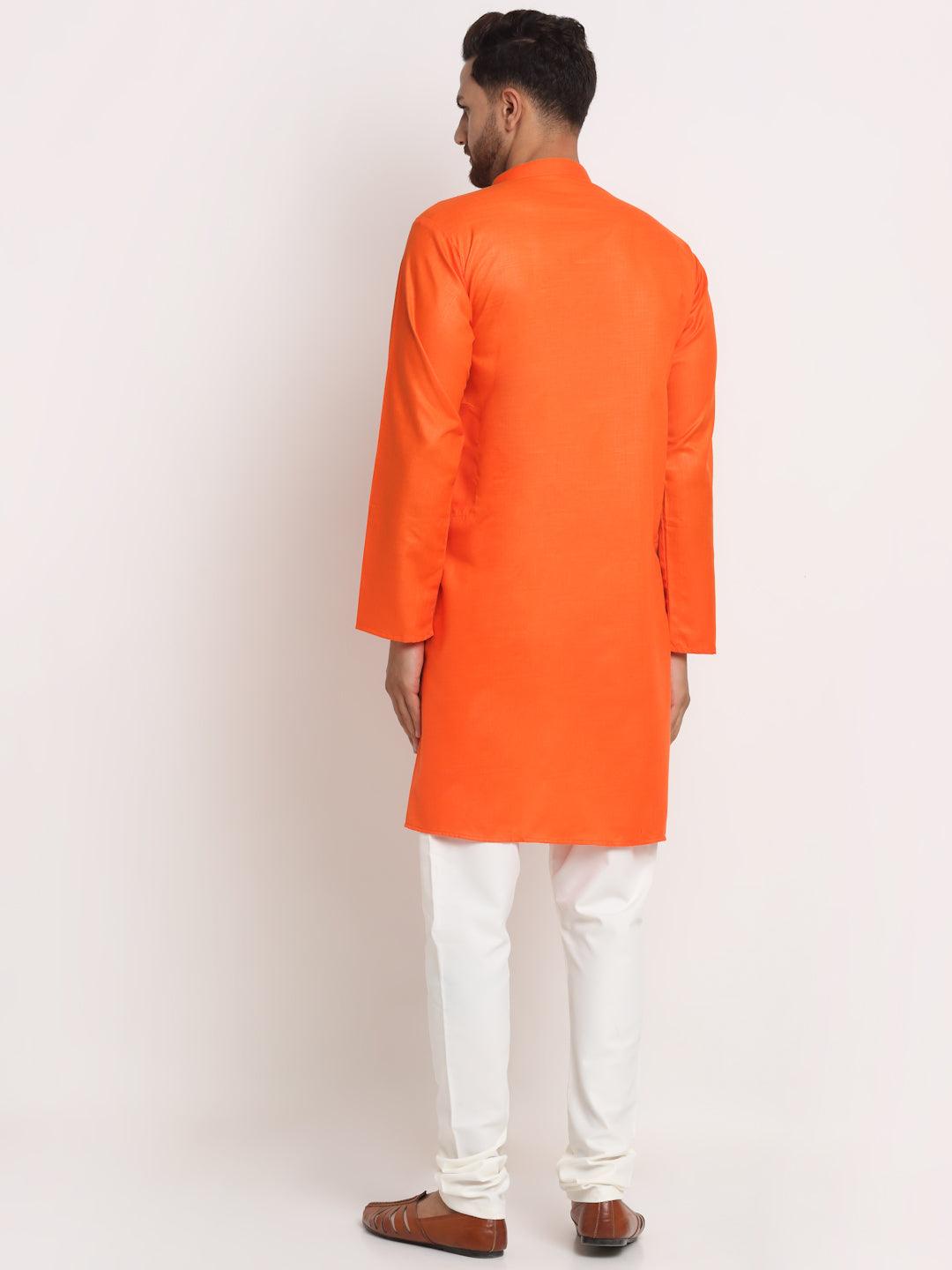 Men's Cotton Blend Kurta Pajama Set - Freestyle Fashion - Indiakreations