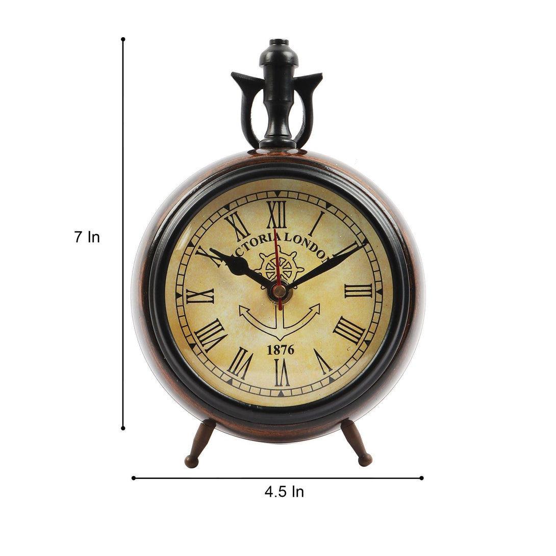 Wooden Victoria Table Clock - Exim Décor - Indiakreations