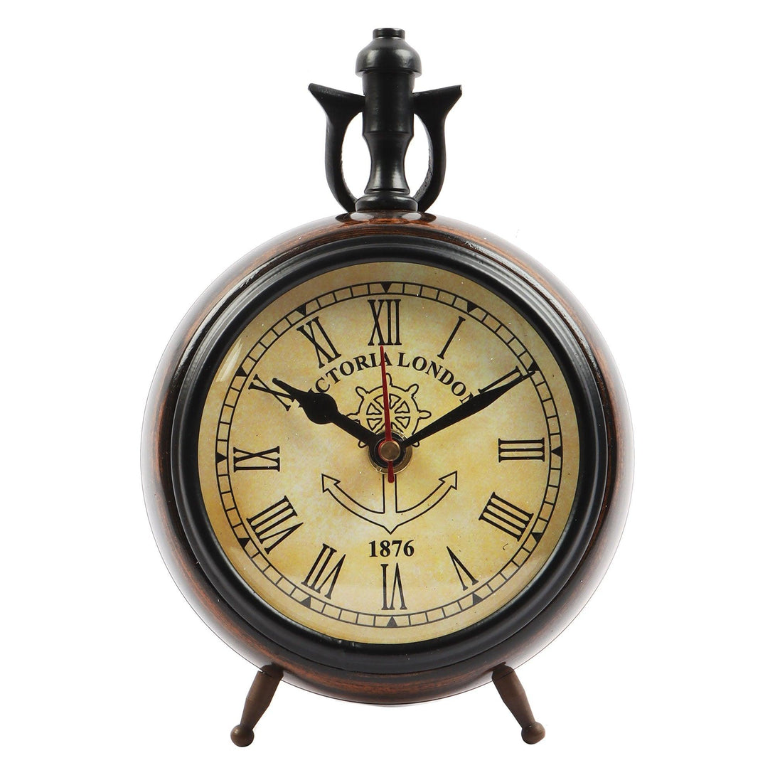 Wooden Victoria Table Clock - Exim Décor - Indiakreations