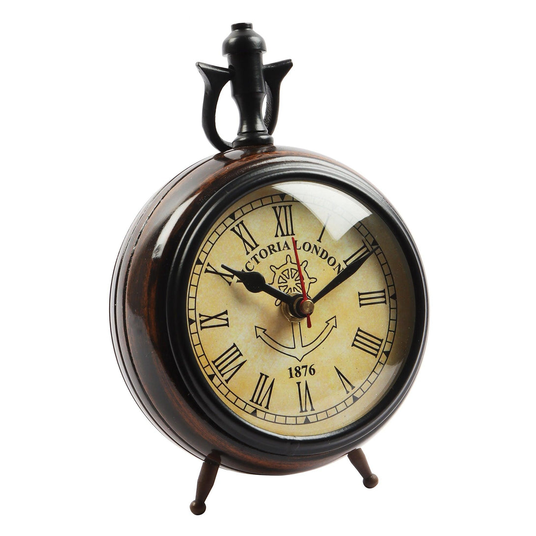 Wooden Victoria Table Clock - Exim Décor - Indiakreations