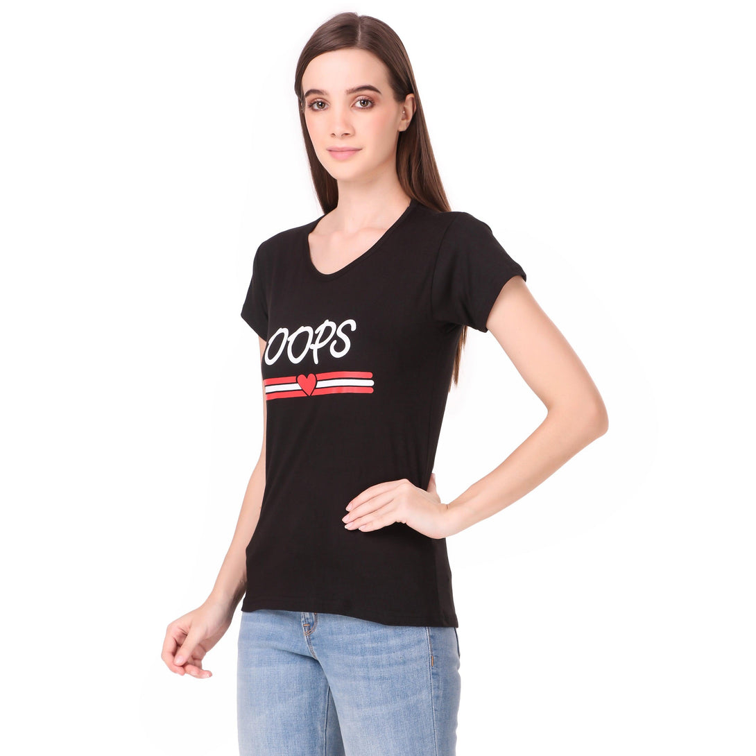 Women Black Top - NOZ2TOZ - Indiakreations