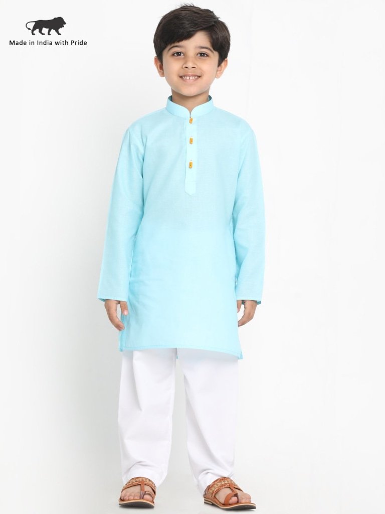 Cotton Leight Weight Kurta Pyjama Set for Boys - JBN Creation