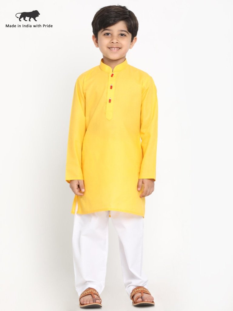 Cotton Leight Weight Kurta Pyjama Set for Boys - JBN Creation