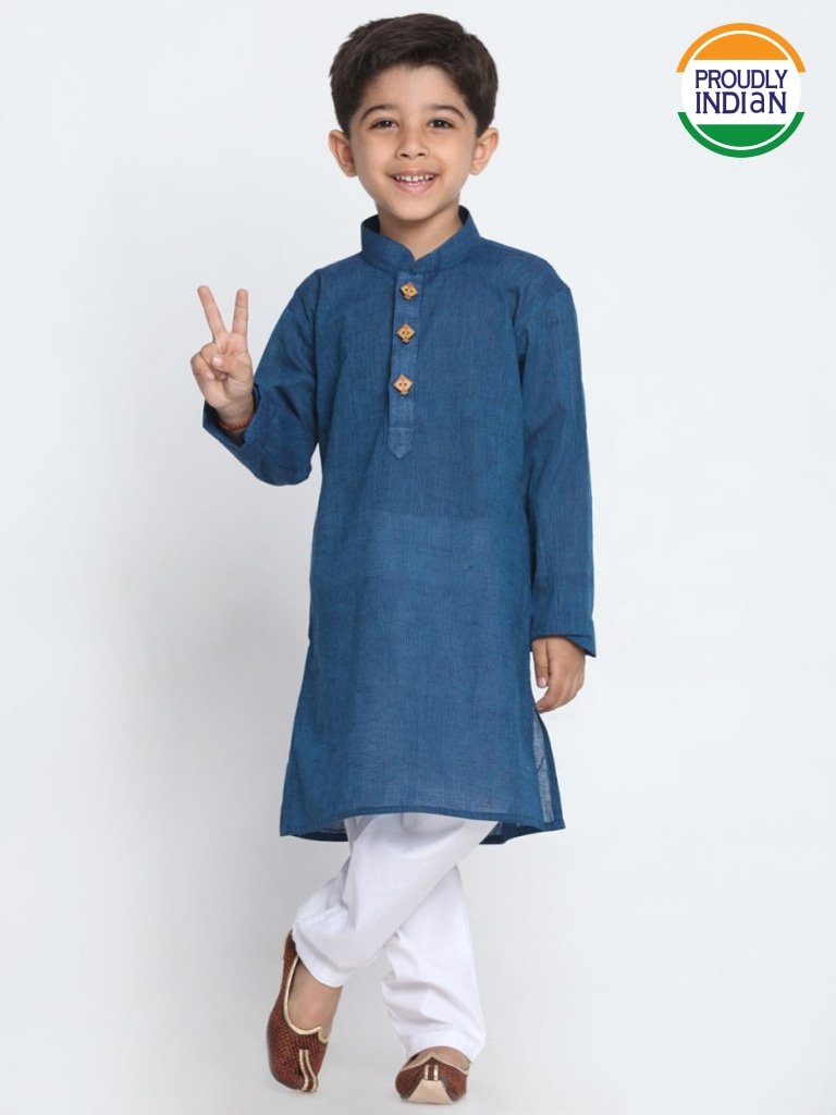 Cotton Kurta Pyjama Set for Boys - JBN Creation