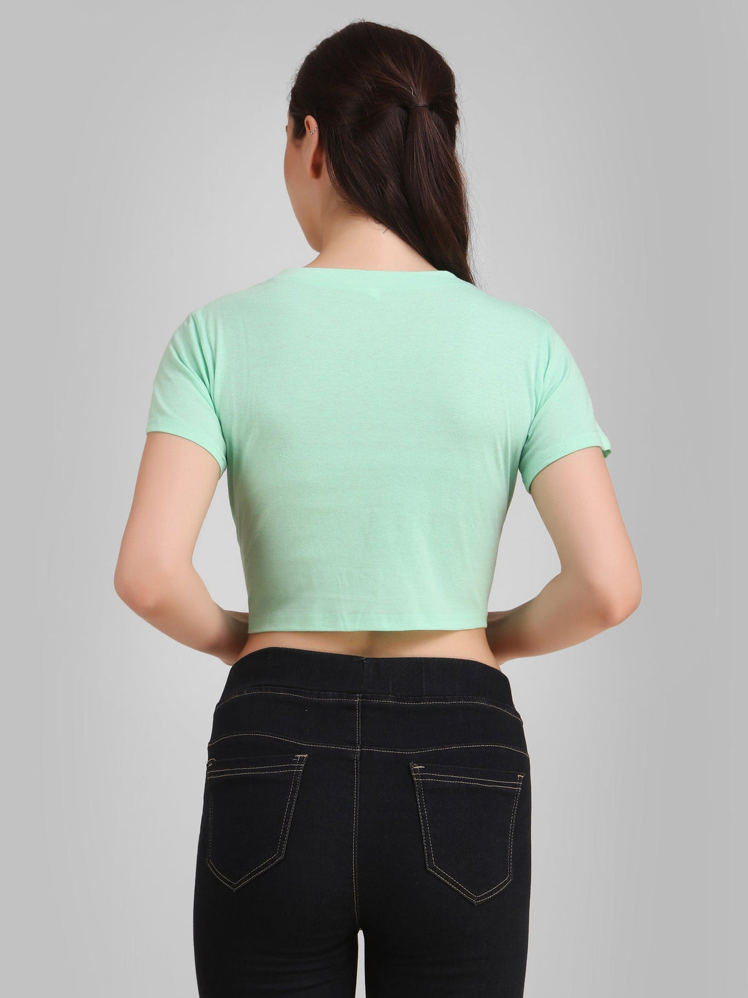 Women Lagoon Crop Top - NOZ2TOZ - Indiakreations