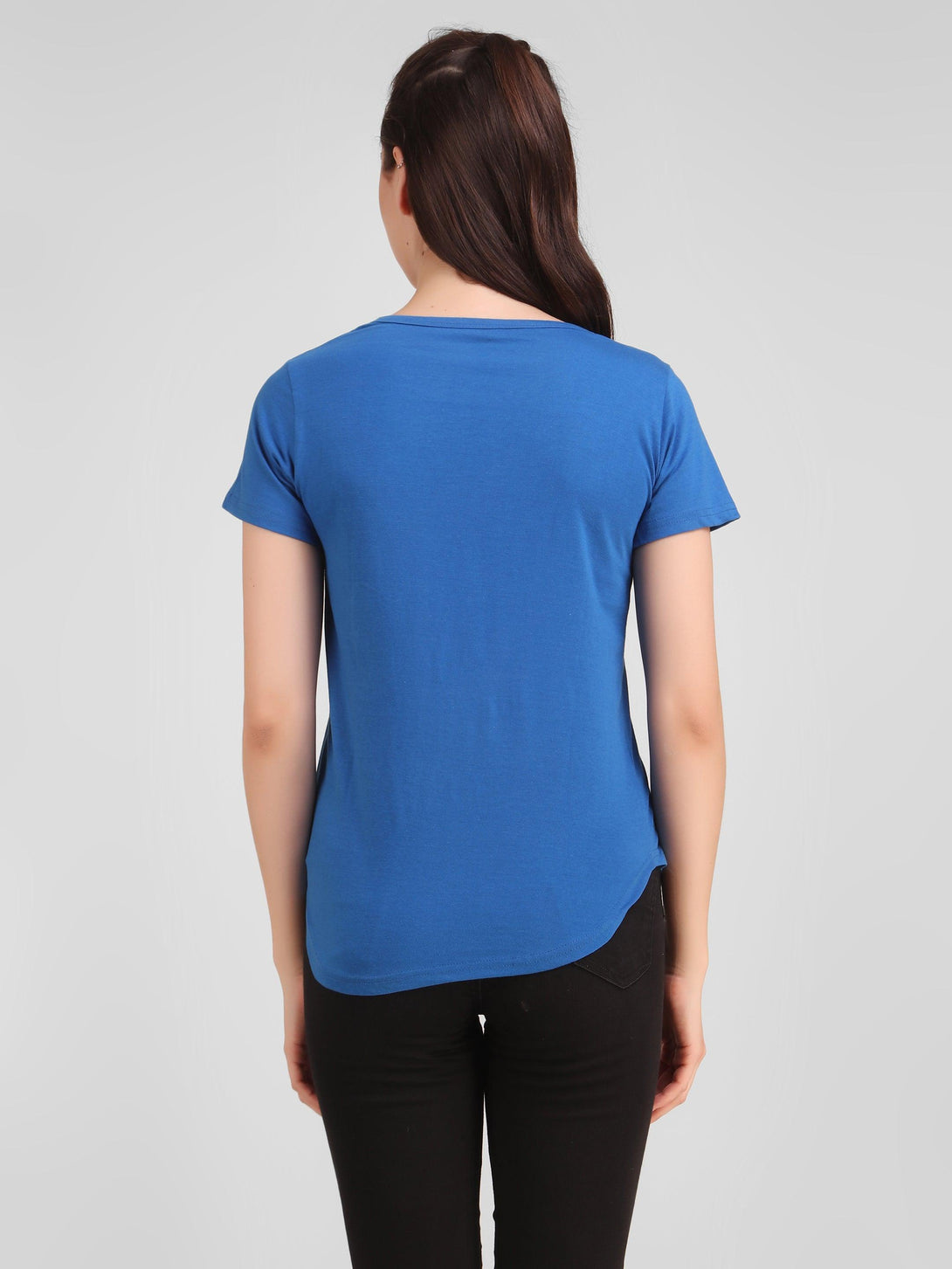 Women Blue Mickey Top - NOZ2TOZ - Indiakreations