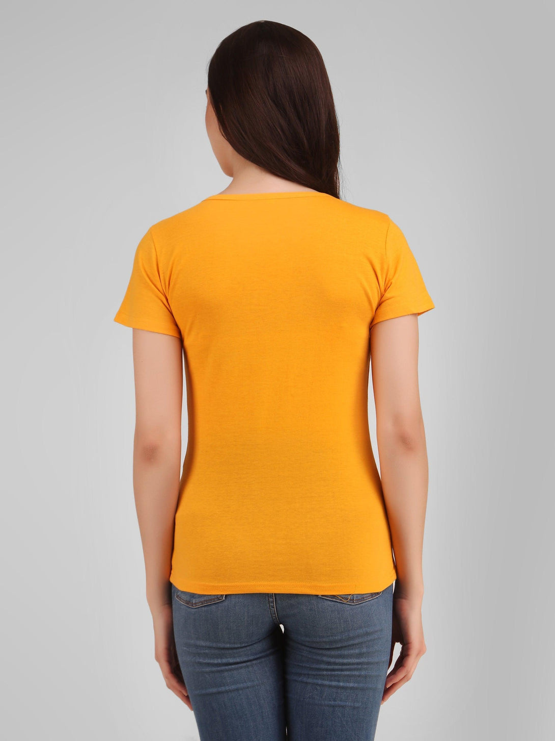 Women Mustard Meow Top - NOZ2TOZ - Indiakreations