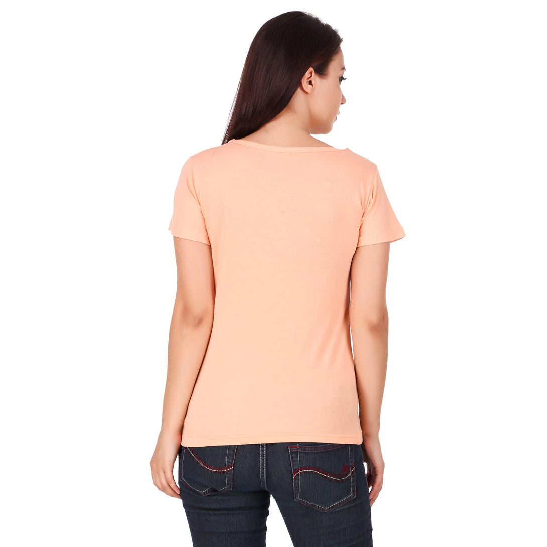 Women Peach Love Top - NOZ2TOZ - Indiakreations