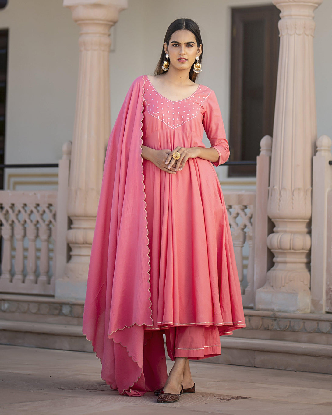 Women's Rampa Dress Set - Baisacrafts - Indiakreations