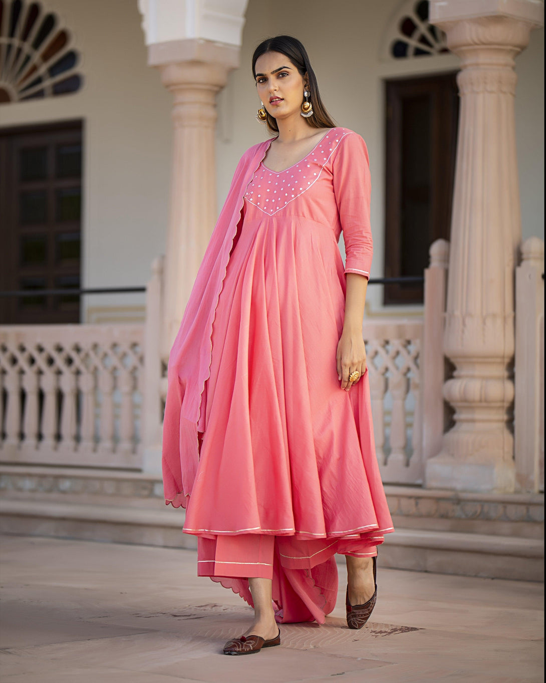 Women's Rampa Dress Set - Baisacrafts - Indiakreations