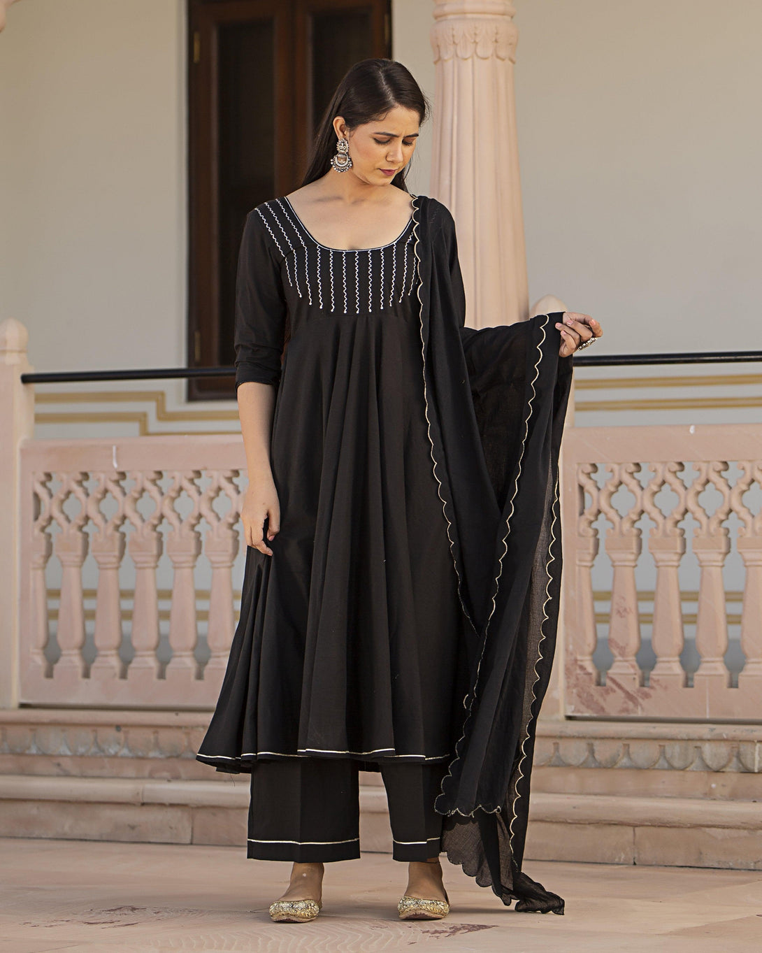 Women's Deepa Dress Set - Baisacrafts - Indiakreations