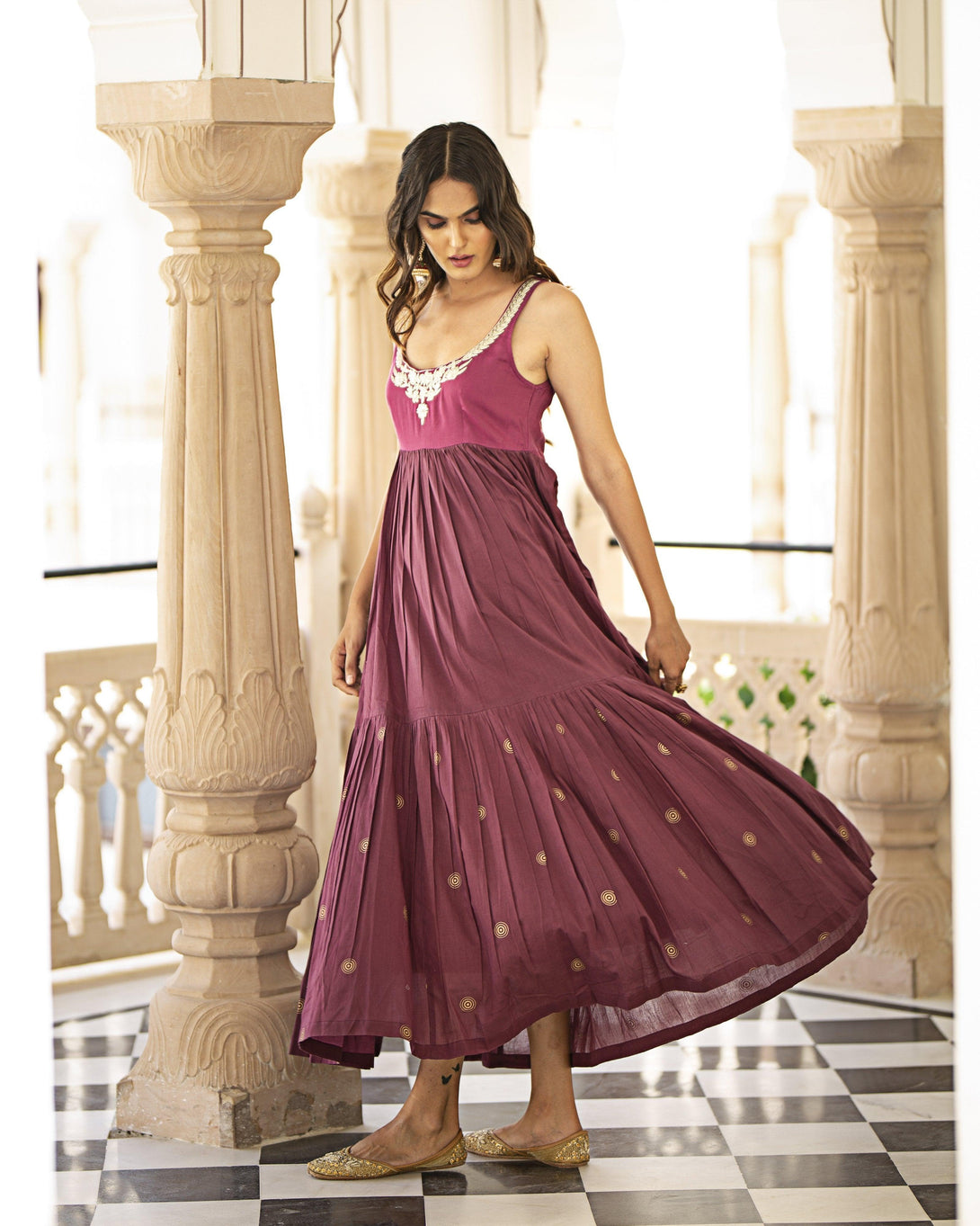 Women's Kushma Tyre Dress - Baisacrafts - Indiakreations