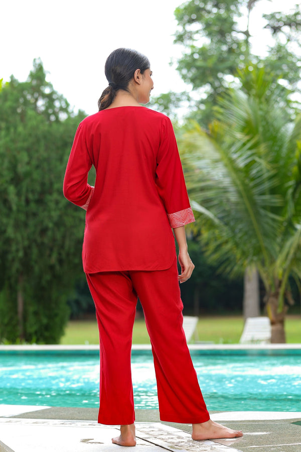 Cherry Red Comfort Set