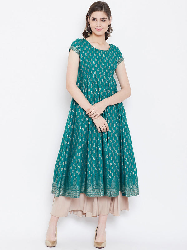 Women's Cotton Stylish Anarkali Kurta - Noz2Toz