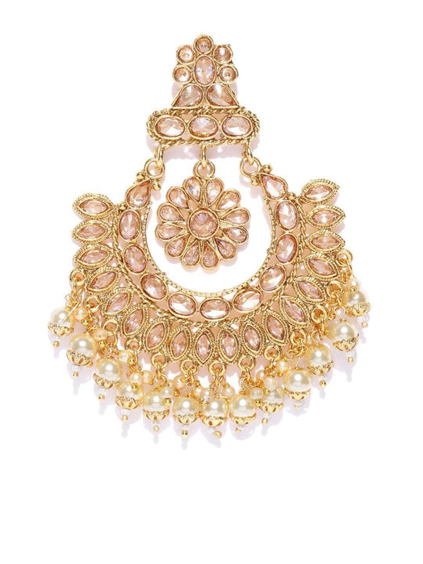 Women's Classic Floral Shape Gold Plated Chabi Challa/Pasa For Women And Girls - Priyaasi - Indiakreations