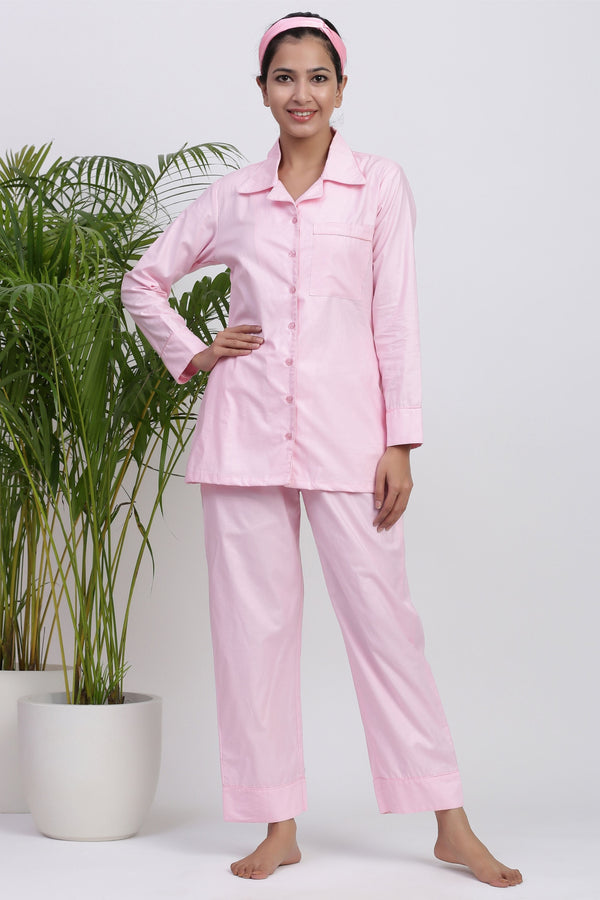 Blush Pink Night Suit