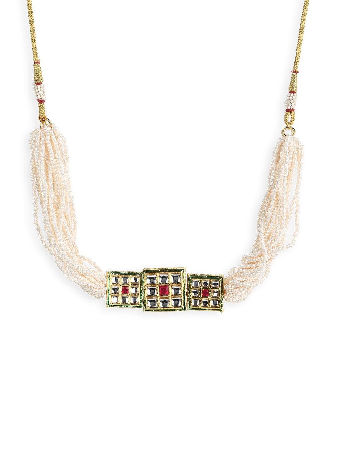 Women's Kundan Choker - Ruby Raang - Indiakreations