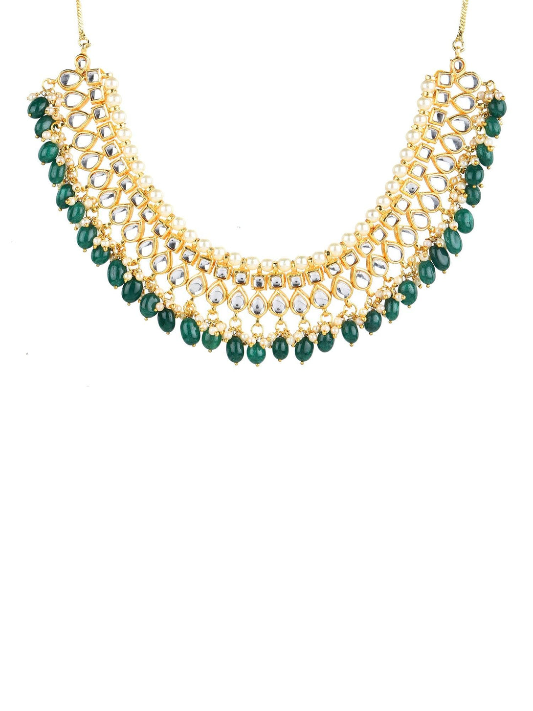 Women's Kundan Necklace - Ruby Raang - Indiakreations