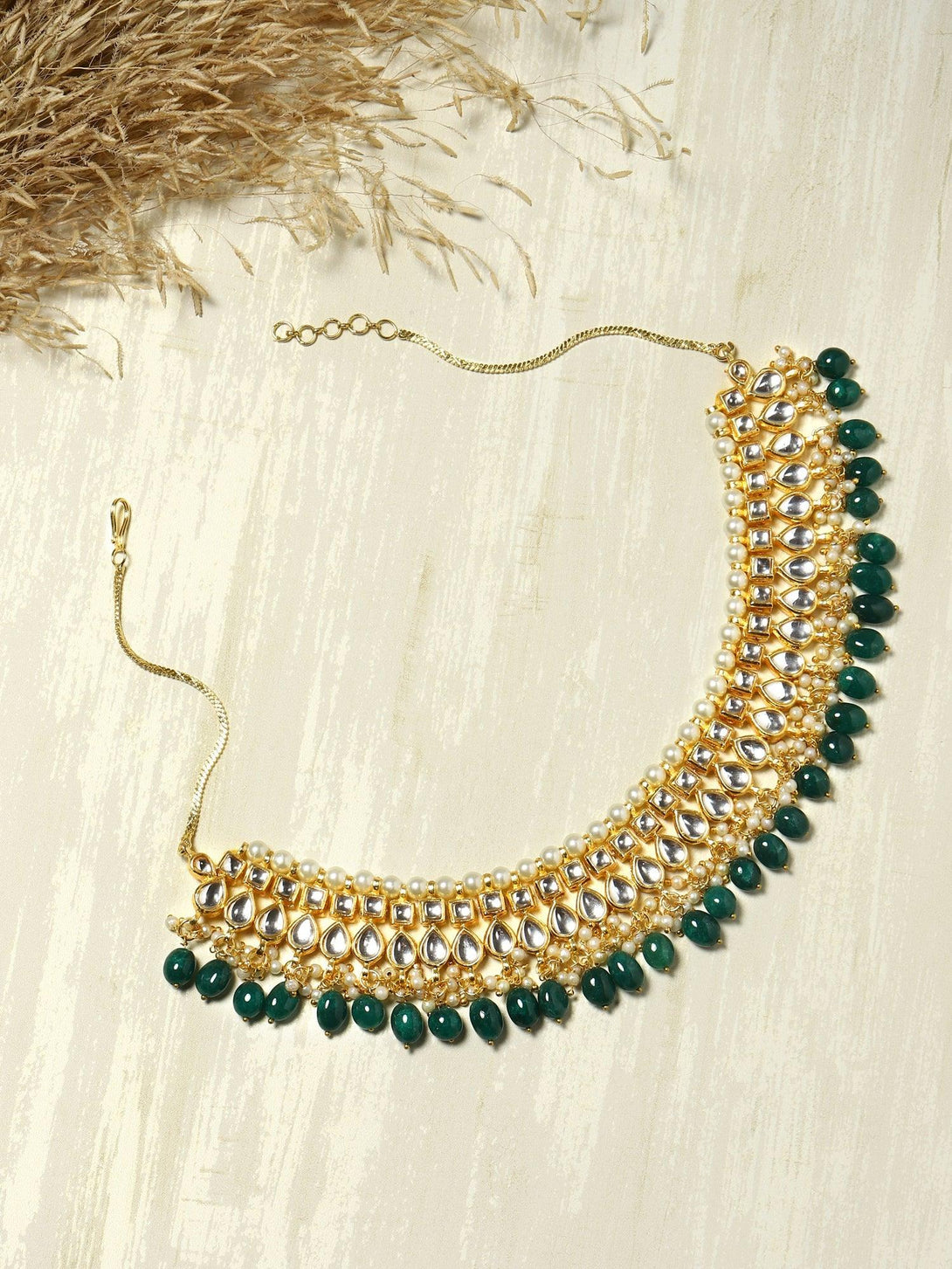 Women's Kundan Necklace - Ruby Raang - Indiakreations