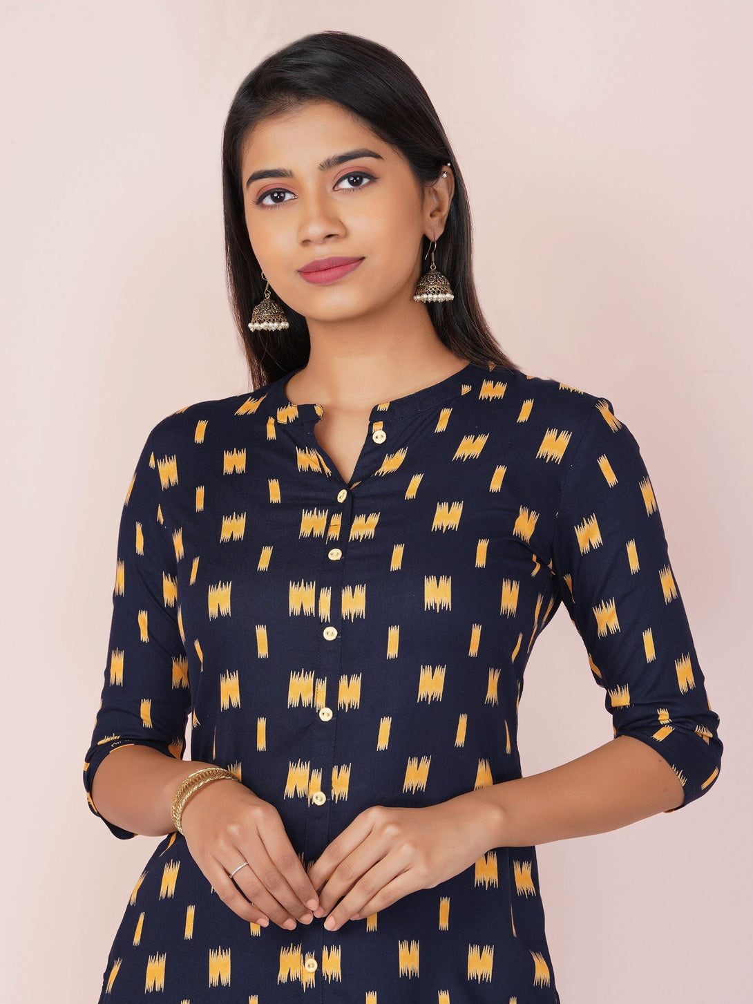 Repeat Quirky Motif Kurta - Indiakreations