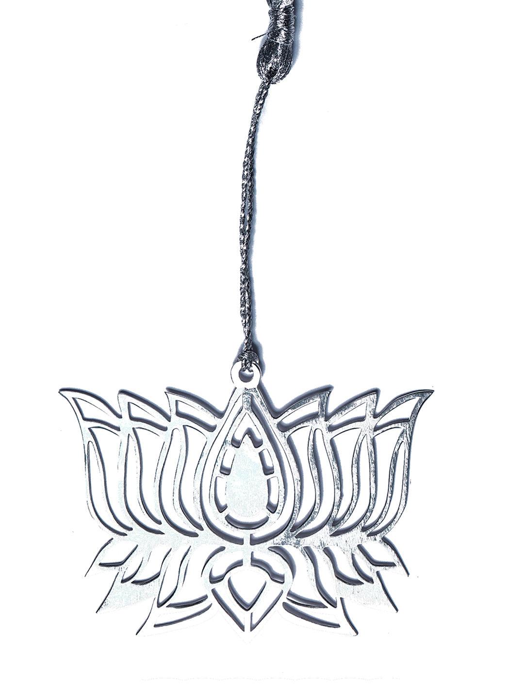 Women's Sterling Silver Blooming Lotus Bookmark - Priyaasi - Indiakreations