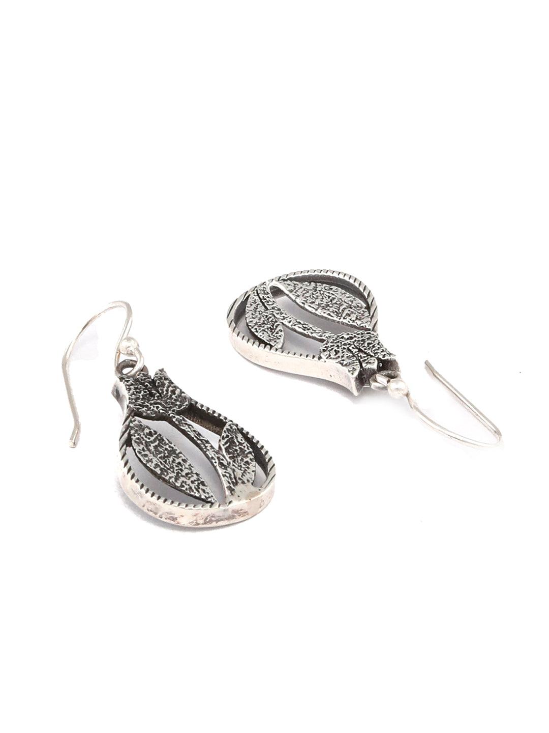 Women's Tulip Sterling Silver Drop Earrings - Priyaasi - Indiakreations