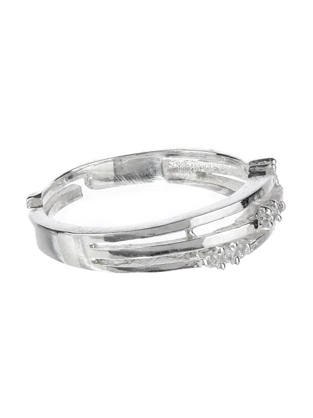 Women's Wrapped Around You Sterling Silver Ring - Priyaasi - Indiakreations