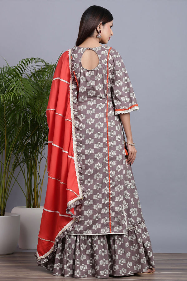 Mandana Block Printed Suit Set