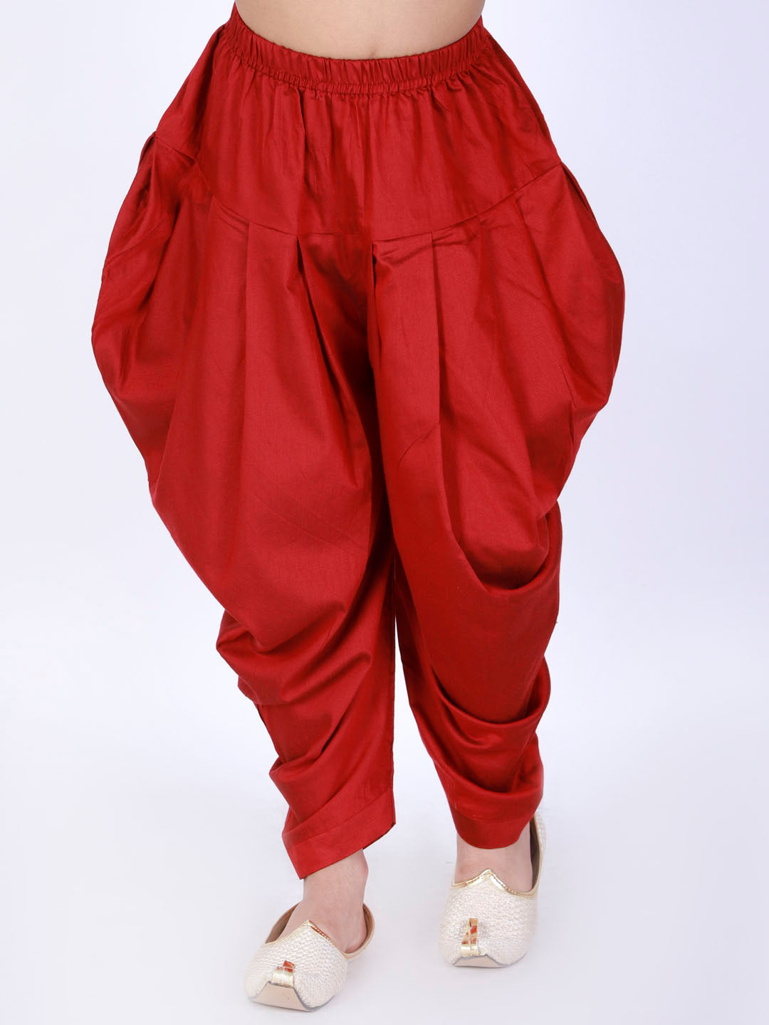 Boy's Maroon Dhoti - Vastramay Boys