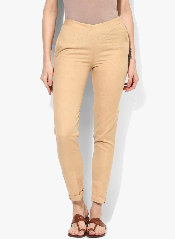 Women's Relaxed-Fit Trousers with Insert Pockets - NOZ2TOZ - Indiakreations