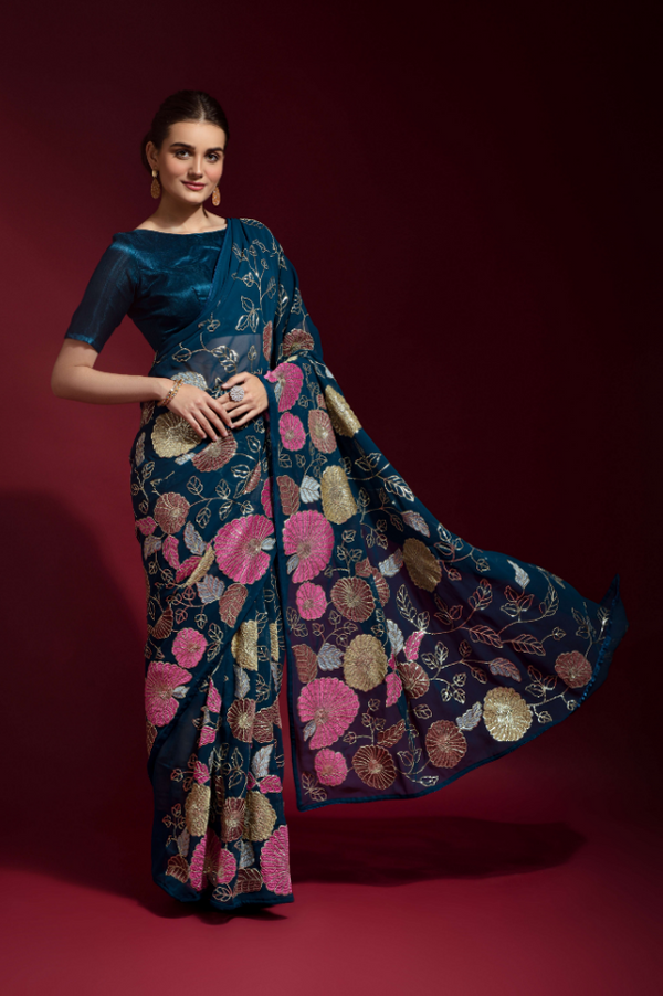 Women's Designer Saree Collection - Dwija Fashion