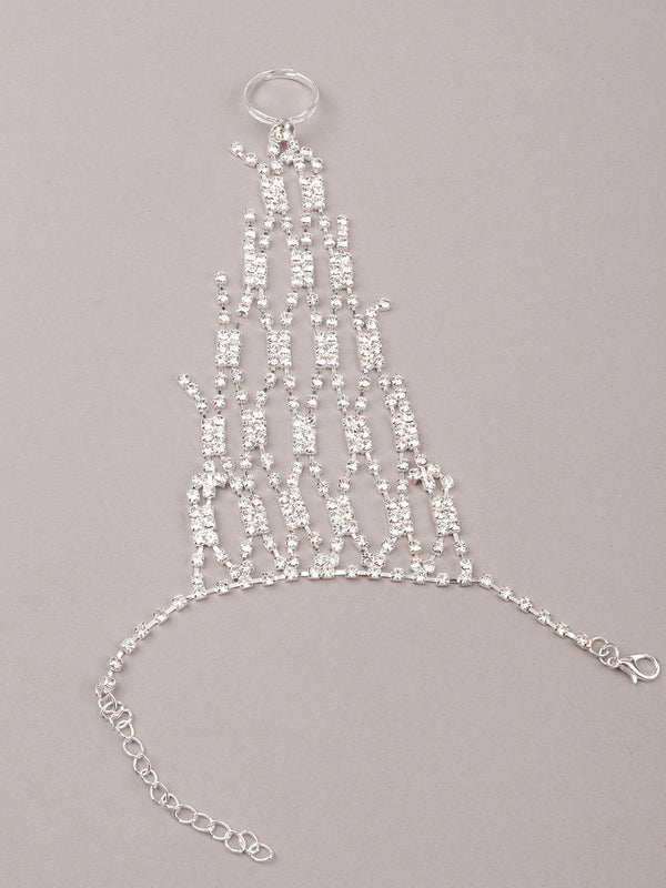 Women's Diamantã© Infused Embellished Stunning Hand Chain - Odette