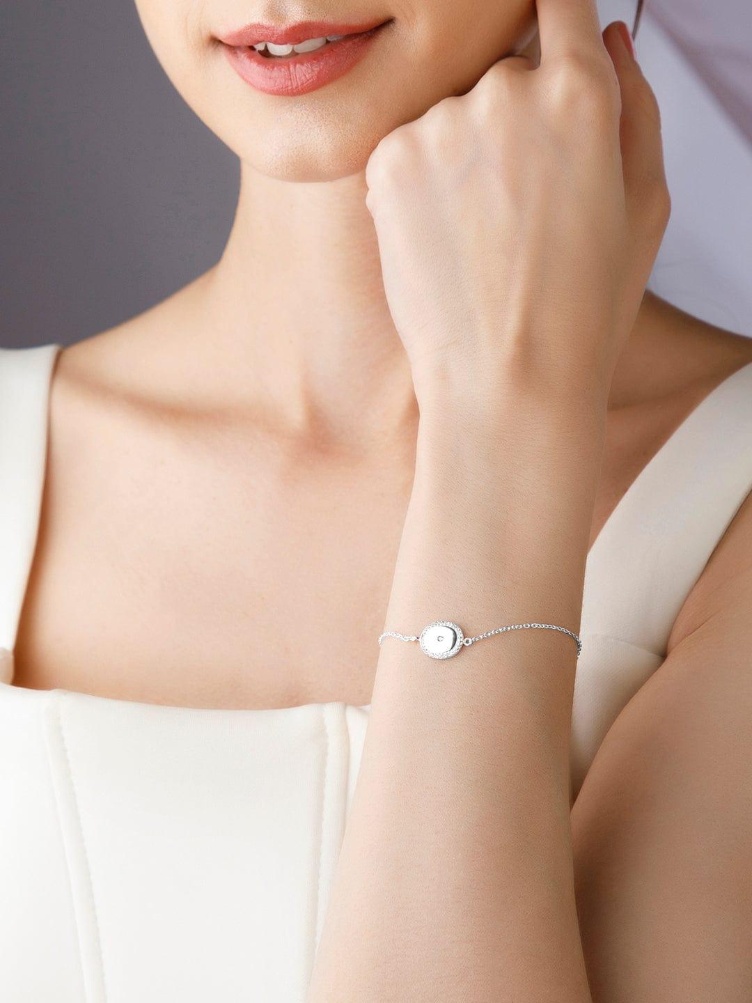Elegant Stone Studded Bracelet. - Indiakreations