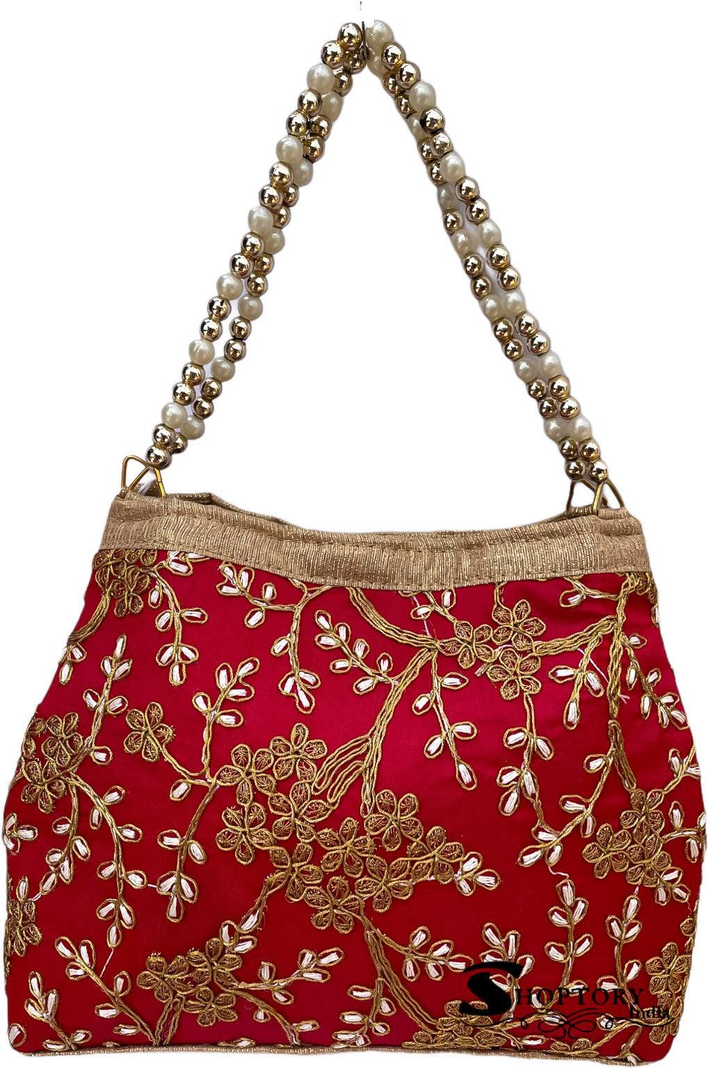 Women's Handmade Designer Rajasthani Clutch Bag - Taajoo