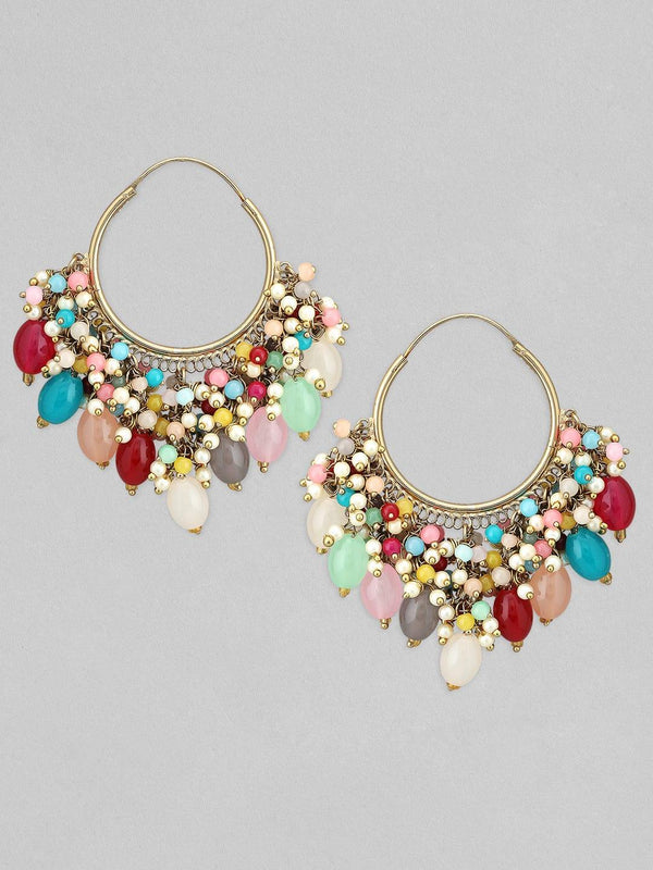 Rubans 22k Gold-Plated Handcrafted Assorted Chandbali Earrings - Indiakreations