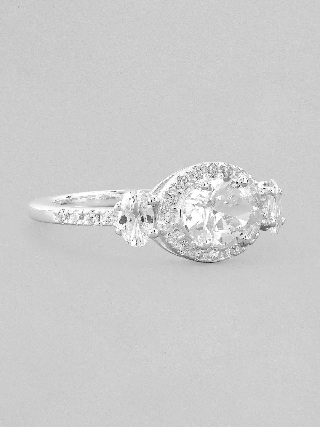 The Sparkling Zirconia Ring - Indiakreations