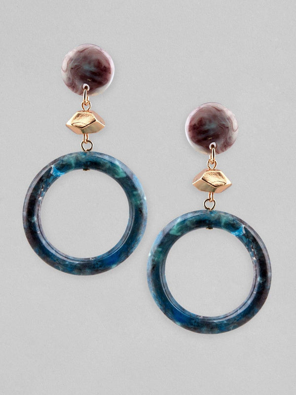 Rubans Voguish Western Drop Earrings With Enamel Beads Design - Indiakreations