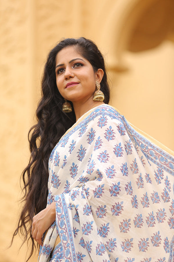 Cotton Printed Saree