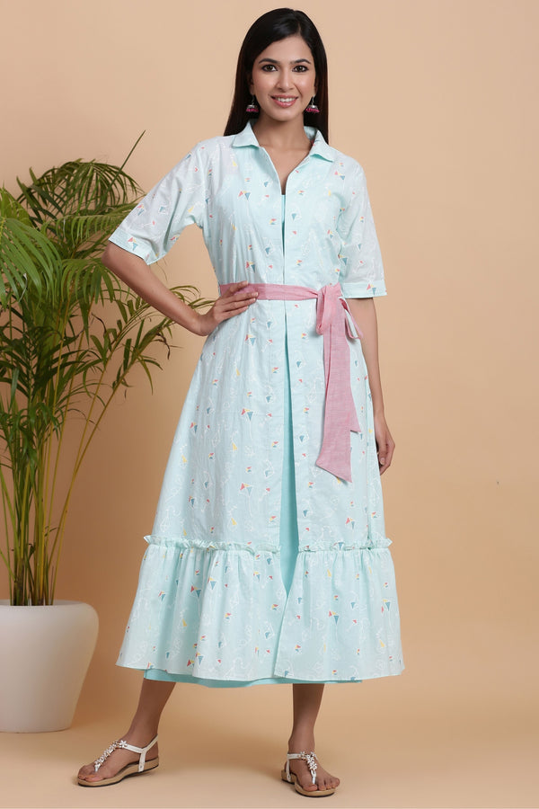 Powder Blue Kite Dress