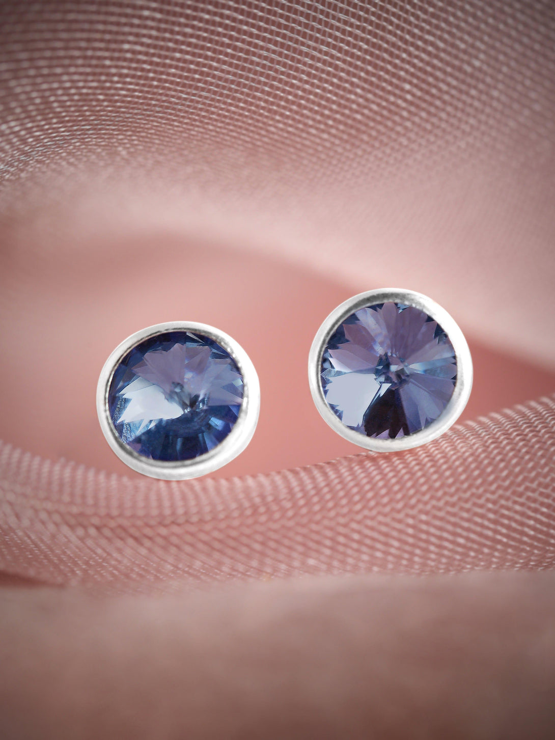 The Bright Blue Circe - Stud Earrings - Indiakreations