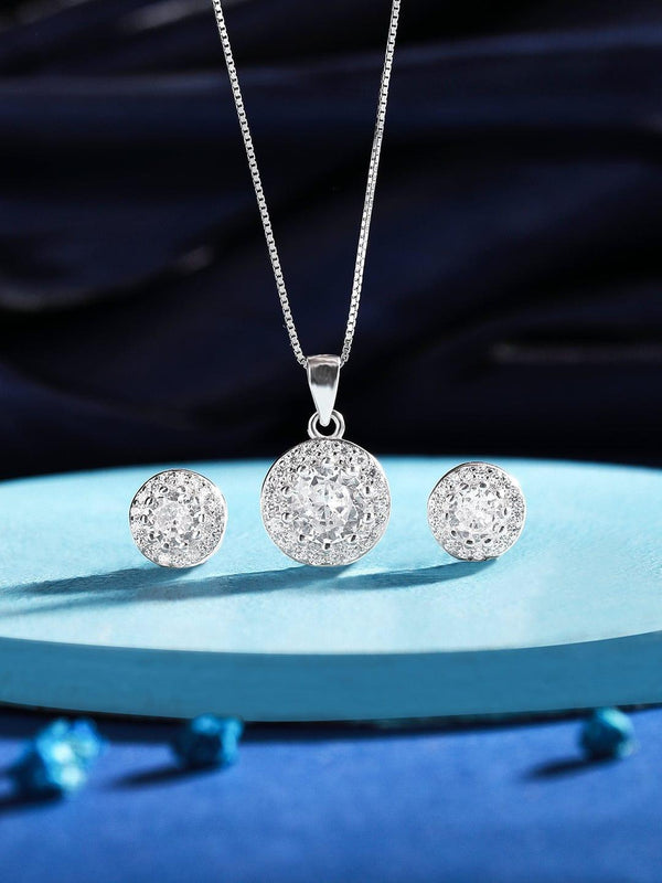 The Circle Of The Sparkles - Necklace Set - Indiakreations
