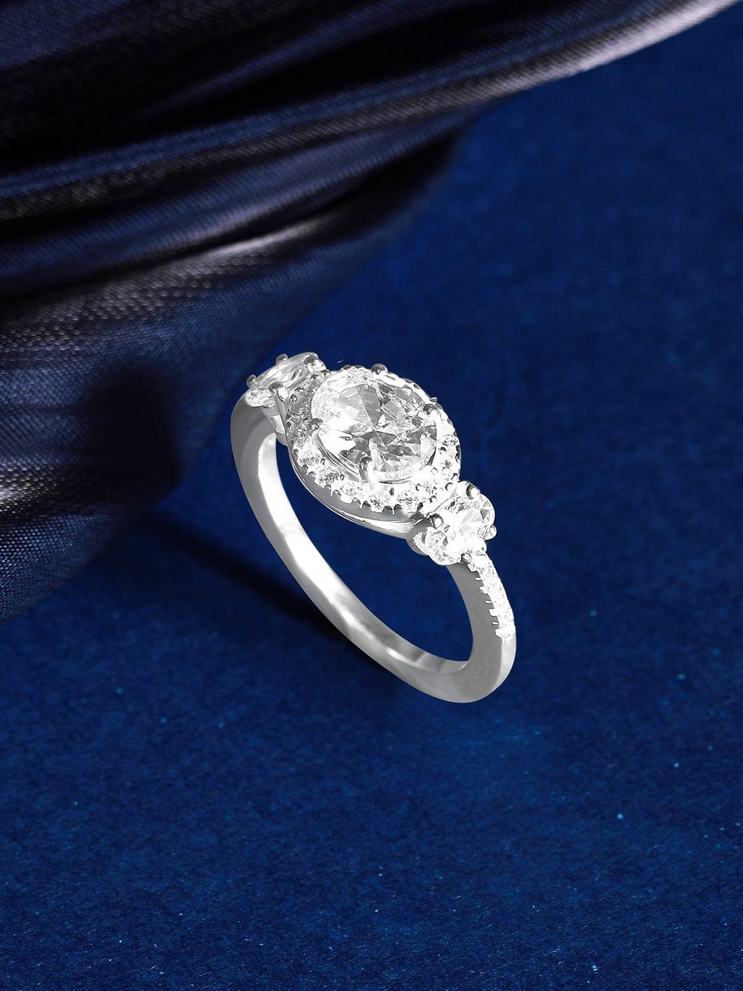 The Sparkling Zirconia Ring - Indiakreations